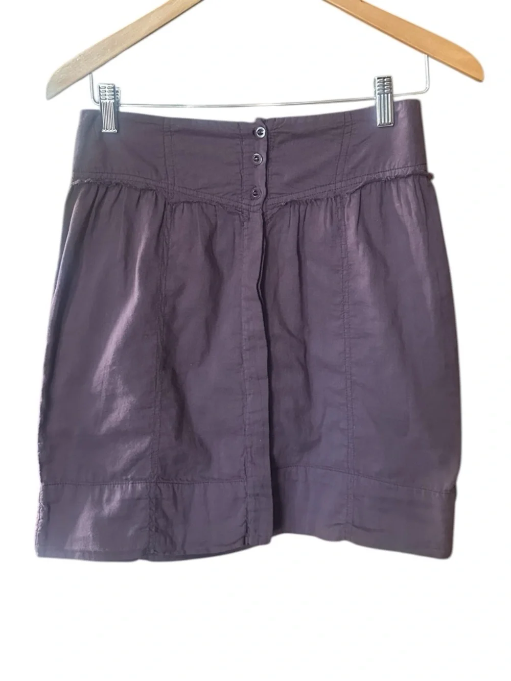 Anthropologie Inspired “Staring At Stars” Boho Mini Skirt Plum Size M